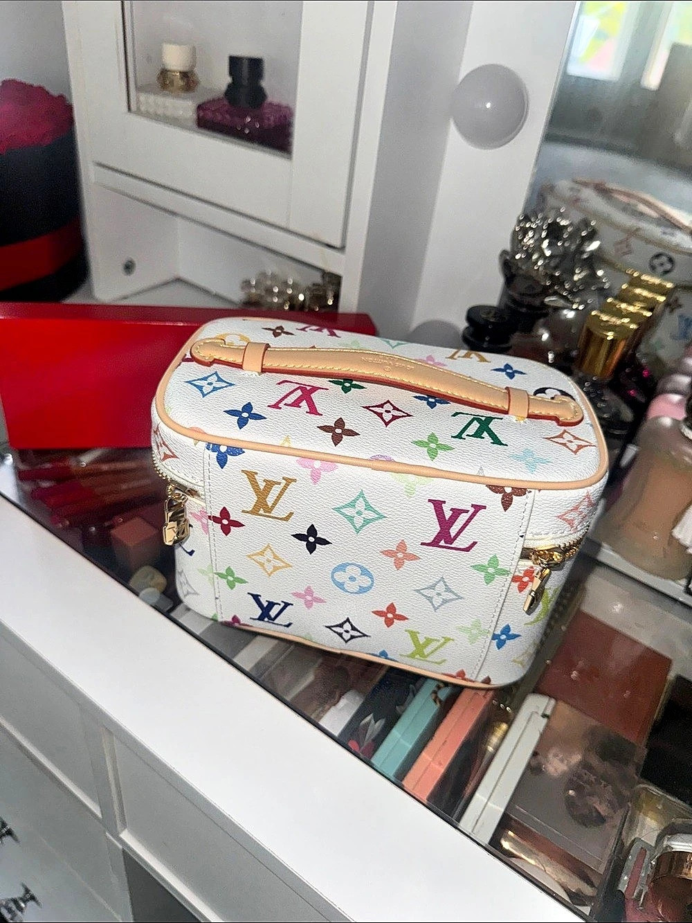 Monogram Multicolore Nice Mini Vanity Case - Picture 3 of 5